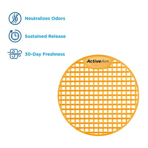 Georgia-Pacific ActiveAire Deodorizer Urinal Screen by GP PRO (Georgia-Pacific), Sunscape, 48271, 12 Screens Per Case