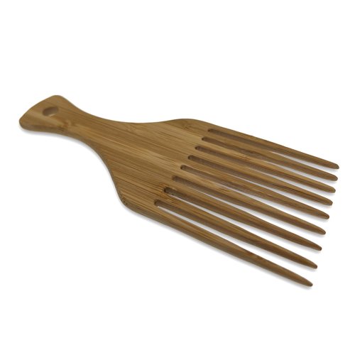 Afro Hair Pick - Natural Wood Afro Combs for Women Men - Wide Tooth Wooded Hair Comb for African American Pick for Hair