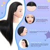 Neverland Beauty Mannequin Head with Hair, 20 Inch Cosmetology Manikin Practice Braiding Doll Head for Hair Styling, Training Head for Braiding Hairdressing for Kids #1B