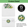 REWIDPARTY Soccer Birthday Party Invitations with Envelopes & Stickers（Set of 15） Soccer Game Shaped Fill-in Invitations Soccer Party Invite Cards Soccer Sport Party Invites Supplies for Kids Adults