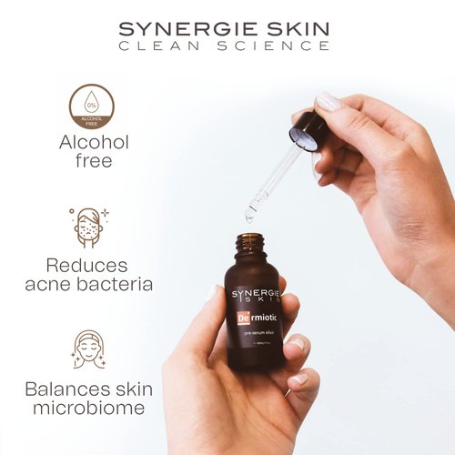 Synergie Skin - Dermiotic Prebiotic and Probiotic Elixir, Toner Alternative, Pre-Face Serum and Moisturiser Essential, Use Before Serum for Oily Skin and Other Skin Types, 30 ml
