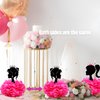 JEZOMONY Girl Birthday Party Decorations Supplies, 8 PCS Centerpieces for Girl Princess Theme, Birthday Table Decorations Paper Flowers