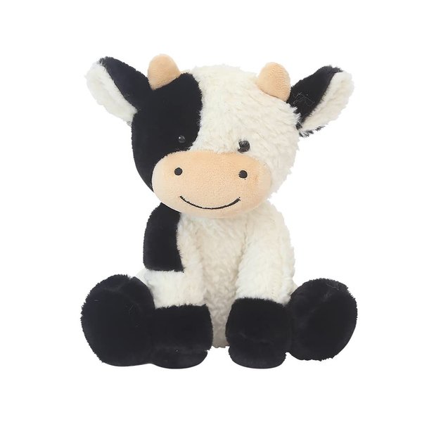 zxmbeddings 9" Cow Stuffed Animal,Cute Soft Stuffed Cow Plush Toy Gifts for Girls,Boys,Kids