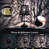 Timeflies Touch Control Mini Table Lamp, 3 Way Dimmable Bedside Lamp, Decorative Nightstand Lamp for Bedroom, Living Room, Black Metal Shade Forest Lighting(Bulb Included)