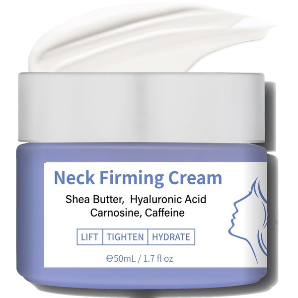 NCEPROHR Neck Firming Cream: Anti Aging Neck Cream & Décolleté Neck Tightening Cream for Sagging Skin & Wrinkles for an Even Skin Tone & Neck Lift - Women & Men 1.7 oz