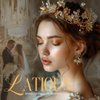 Latious Leaf Bride Wedding Tiaras Silver Rhinestone Princess Headwear Pearl Bridal Headpiece for Women (Silver)