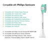 Gypoirul Toothbrush Replacement Heads Compatible with Philips Sonicare Replacement Heads, Electric Brush Head for 4100 5100 6100 9023 W Optimal Plaque Control 10 Pack,