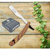 100 BLADES + Facón Professional Wooden Straight Edge Barber Razor - Salon Quality Cut Throat Shavette