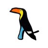 TUFFY - World's Tuffest Soft Dog Toy - Zoo Toucan - Multiple Layers. Made Durable, Strong & Tough. Interactive Play (Tug, Toss & Fetch). Machine Washable & Floats. (Junior 2 Pack)