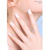 ohora Semi Cured Gel Nail Strips (N Clean White) - Works with Any Nail Lamps, Salon-Quality, Long Lasting, Easy to Apply & Remove - Includes 2 Prep Pads, Nail File & Wooden Stick