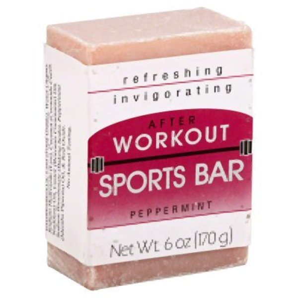Grandma's Sports Soap Bar - 6.0 oz Peppermint Face & Body Wash with Coconut & Baking Soda - 67502