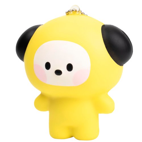 Hamee BT21 minini Cute SquiSHU Squishy Toys - Slow Rising Squishy Toy Keychain for Party Favors, Stress Ball, Birthday Gifts, Kawaii Squishy for Kids, Girls, Boys, Adults - Chimmy