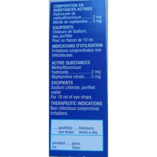Original Laiter Collyre Bleu Eye Drops - 10ml