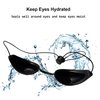 WAHAH 3D Hydrating Moisture Sleep Mask for Dry Eye Relief, Hydrating Dry Eye Relief Sleep Mask, CPAP Moisture Eye Mask for Sleeping, Best Sleep Eye Mask for Women and Men (Dark)