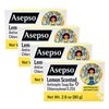 Asepso Antibacterial Lemon Scent Bar Soap – 4 Pack 80g/2.8 oz Each, Moisturizing Formula with Lemon Scent for Healthy Skin, Fight Skin and Heat Rash