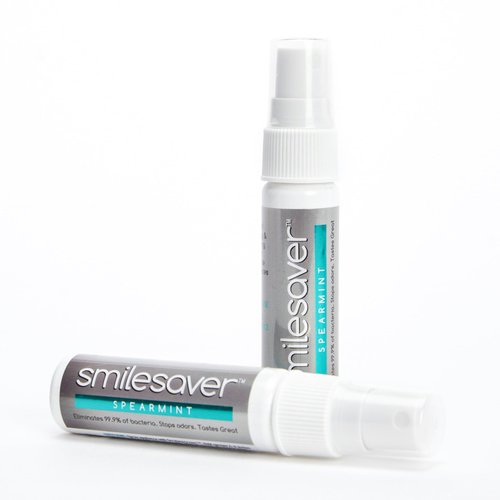 Soluria Smilesaver Cleaner - Quick & Effective Cleaner for Retainers, Clear Aligner, Invisalign, Dentures - Replaces or Complements Ultrasonic and Tablet Cleaner - Minty Taste (2 Pack - 2 Ounce)