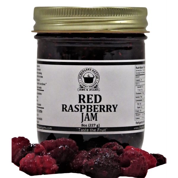 Red Raspberry Jam, 8 oz