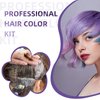 ROOHUA Hair Coloring Kit 12 Pcs Hair Dye Kit - Hair dye brush and bowl set,Hair agitator,Hair Clips and disposable gloves shower caps and ear muffs DIY Hair Coloring Tools