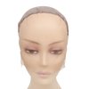 YANTAISIYU Full Lace Wig Cap Wig Base with Adjustable Strap Hairnet Cap for Making Wig Caps (Brown S 21inch)