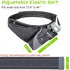 PYFK Running Belt Hydration Waist Pack with Water Bottle Holder for Men Women Waist Pouch Fanny Bag Reflective (Black)