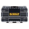 DEWALT ToughCase Tool Box, For Small Parts, 1 Compartment Organizer, Clip Latch For Secure Closing (DWASTCASEBLK)