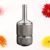Artibetter Stainless Steel Tattoo Machine Tube Handle Grips Tip Tattoo Self Lock Grips for Tattoo Supplies Tools 25mm Metal Joycon