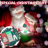 UPINS 14 Pcs Christmas Elf Doll Accessories Set with Christmas Sleeping Bag Top Pants Apron and Chef Hat Scarf Glasses Swimming Circle Christmas Elf Hammock Xmas Accessory for Doll Decorations