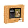 Pearhead Rainbow Bridge Pet Keepsake Picture Frame, Dog Photo Frame for Pet Owners, Dog Memorial Frame, Black