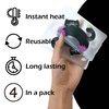Hand Warmers Reusable, Reusable Heat Pack, Reusable Hand Warmers, Heat Packs for Hands, Heat Packs, Heat Packs for Cold Weather, Hand Click Gel Warmers, Instant Heat Packs (Black)