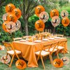 2nd Birthday Balloons for Girls Boys 18Pcs Orange Happy 2nd Birthday Latex Balloons Orange 2nd Birthday Party Decorations for Kids 2nd Birthday Baby Shower Fall Halloween Party Supplies 12 Inch