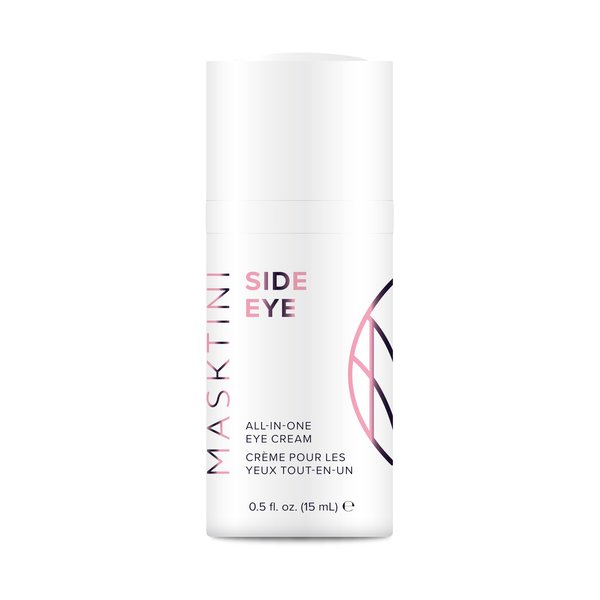 Masktini Side Eye All-In-One Eye Cream, 0.5 oz - Face Moisturizer - With Apple and Green Tea Extracts - Collagen Boosting - Eye Cream for Puffiness