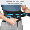 FREETOO Back Braces for Lower Back Pain Relief with 6 Stays, Breathable Back Support Belt for Men/Women for work , Anti-skid lumbar support belt with 16-hole Mesh for sciatica(M)