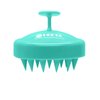 HEETA Scalp Massager Hair Growth, Scalp Scrubber with Soft Silicone Bristles for Hair Growth & Dandruff Removal, Hair Shampoo Brush for Scalp Exfoliator, Green