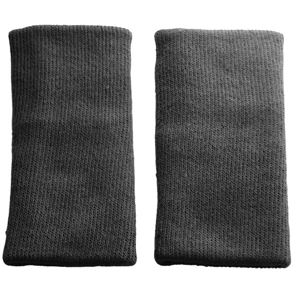 KneeBees Soft Protective Cotton Knee Pads/Knee Sleeves for Kids/Children Machine Washable Comfortable One Size Fits Most Perfect for Playing Running Exploring (Dark Gray)
