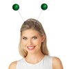 Yilistore Alien Headband,Halloween Space Costume Accessories Alien Antenna Headband,Glitter Ball Headpiece (Green)