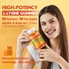 VAJYKEWJY L-Lysine Gummies 1000 mg for Immune Support, Delicious Orange Flavor, Vegan, Non-GMO, Gluten-Free – 120 Count