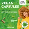 Wild & Organic Goldenseal Root Capsules 1000mg - Immune & Lung Support - 120 Goldenseal Powder Capsules - 2 Month Supply - Vegan, No Fillers, Non-GMO