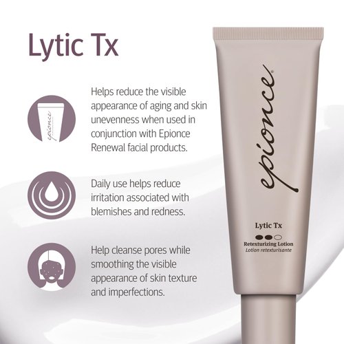 Epionce Lytic Tx - Normal to Combination Skin Moisturizer for Face, Salicylic Acid, Azelaic Acid & Hyaluronic Acid Texture, Breakout, & Pore Minimizer