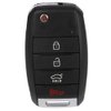 ANGLEWIDE Car Key Fob Keyless Entry Remote Replacement for 14-15 for Kia for Optima (FCC NYODD4TX1306-TFL) 4 Buttons 1pad