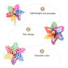 Angoily 24pcs Windmill Hairpin Pinwheel Hair Bows Cartoon Hair Kids Favor Gift Hair Barrettes Pinwheel Hair Clips Kids Hair Mini Clips for Hair Girls Metal Iron Clip Child Accessories