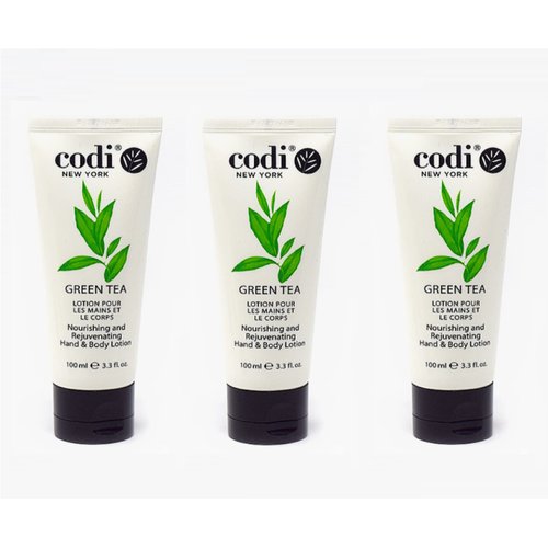 CODi Green Tea Lotion nourishing and rejuvenating HAND & BODY LOTION 3.3 oz - 3 TUBES