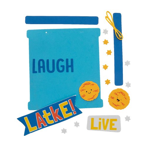 Live Laugh Latke Sign Craft Kit - Makes 12