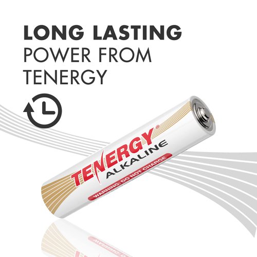 Tenergy 1.5V AAA Alkaline Battery, High Performance AAA Non-Rechargeable Batteries for Clocks, Remotes, Toys & Electronic Devices, Replacement AAA Cell Batteries, 48 Pack