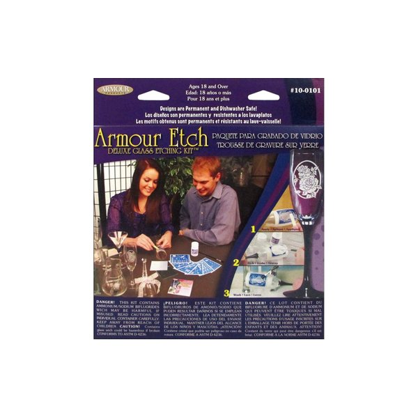 Armour Deluxe Glass Etching Kit Glass Etching kit