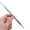 BYYDDIY 6.3 Inch Stainless Steel Dual Head Facial Reflexology Tools,Ear Acupuncture Massage Tool,Manual Acupuncture Pen,Body Point Probe Pen &Trigger Point Massager Tool for Deep Tissue