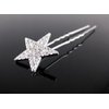 yueton 10pcs Bling Rhinestone Star Wedding Bridal Crystal Hair Pins Clips Women Headwear Hair Accessories