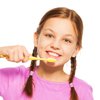 20 Pieces Teeth Hair Ties Dental Tooth Hair Accessories Elastic Ribbon Ponytail Holders No Crease Hair Bands Dental Hygienist Gift for Women Girls (Cute Teeth Pattern)