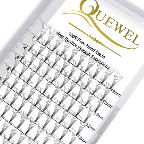 Volume Lash Extensions 7D 0.07mm D Curl 12mm Short Stem Premade Fans Soft|Optinal 3D|4D|5D|6D|7D|8D 0.07/0.10mm C/D 8-20mm Mix-9-16mm 12-15mm 8-15mm|(7D 0.07D 12mm)