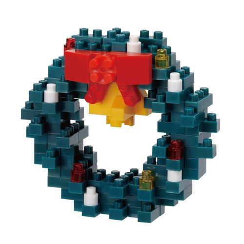 nanoblock - Christmas - Christmas Wreath, Collection Series Building Kit