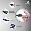 NeatNeck Precision Finger Neck Shaver for Men - Compact & Comfortable Grip with 3 Disposables Razor Blades - Smooth Shave for Harry Necks - Portable Design, Up to 30 Uses - Perfect for Sensitive Skin